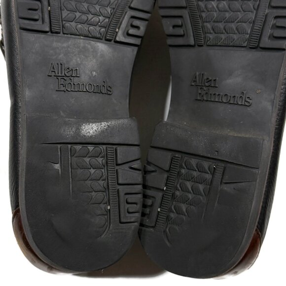 Allen Edmonds Nashua Black Brown Kiltie Tassel Leather‎ Loafer Shoes Mens 10.5D main image 4